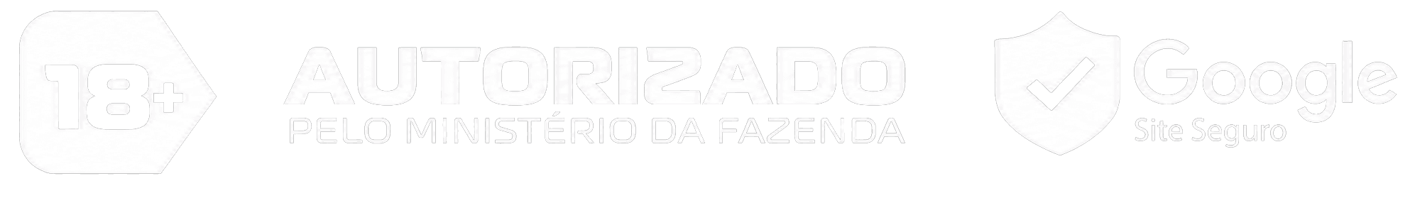 18+ · Autorizado pelo Ministério da Fazenda · Google Site Seguro